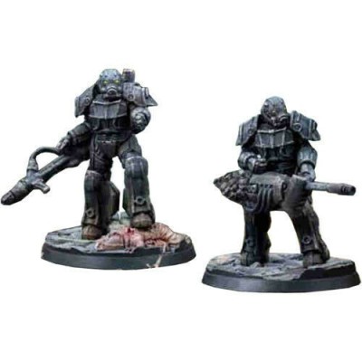 MODIPHIUS ENTERTAINMENT FALLOUT WASTELAND WARFARE - ENCLAVE HELLFIRE SET MINIATURES