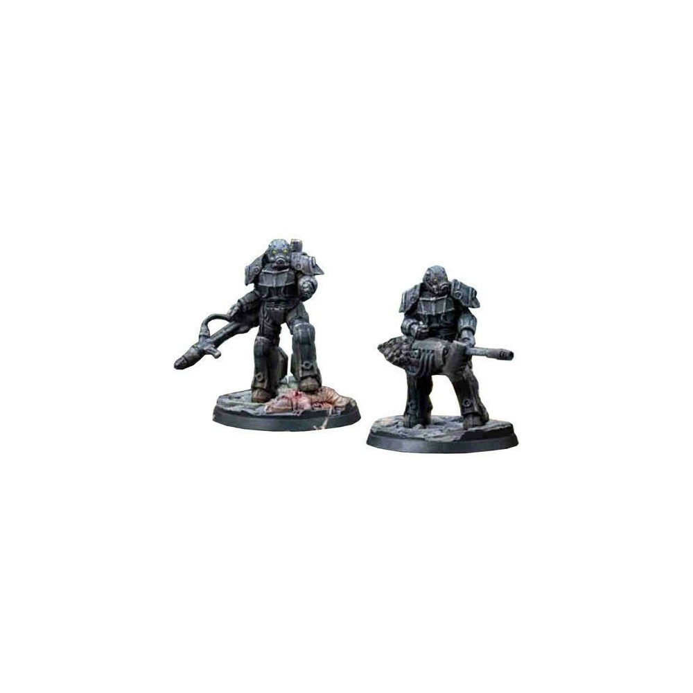MODIPHIUS ENTERTAINMENT FALLOUT WASTELAND WARFARE - ENCLAVE HELLFIRE SET MINIATURES