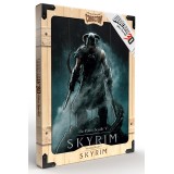 SKYRIM DRAGONBORN WOOD PRINT STAMPA SU LEGNO DOCTOR COLLECTOR
