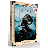 DOCTOR COLLECTOR SKYRIM AERIAL WOOD PRINT