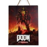 DOCTOR COLLECTOR DOOM ETERNAL WOOD PRINT