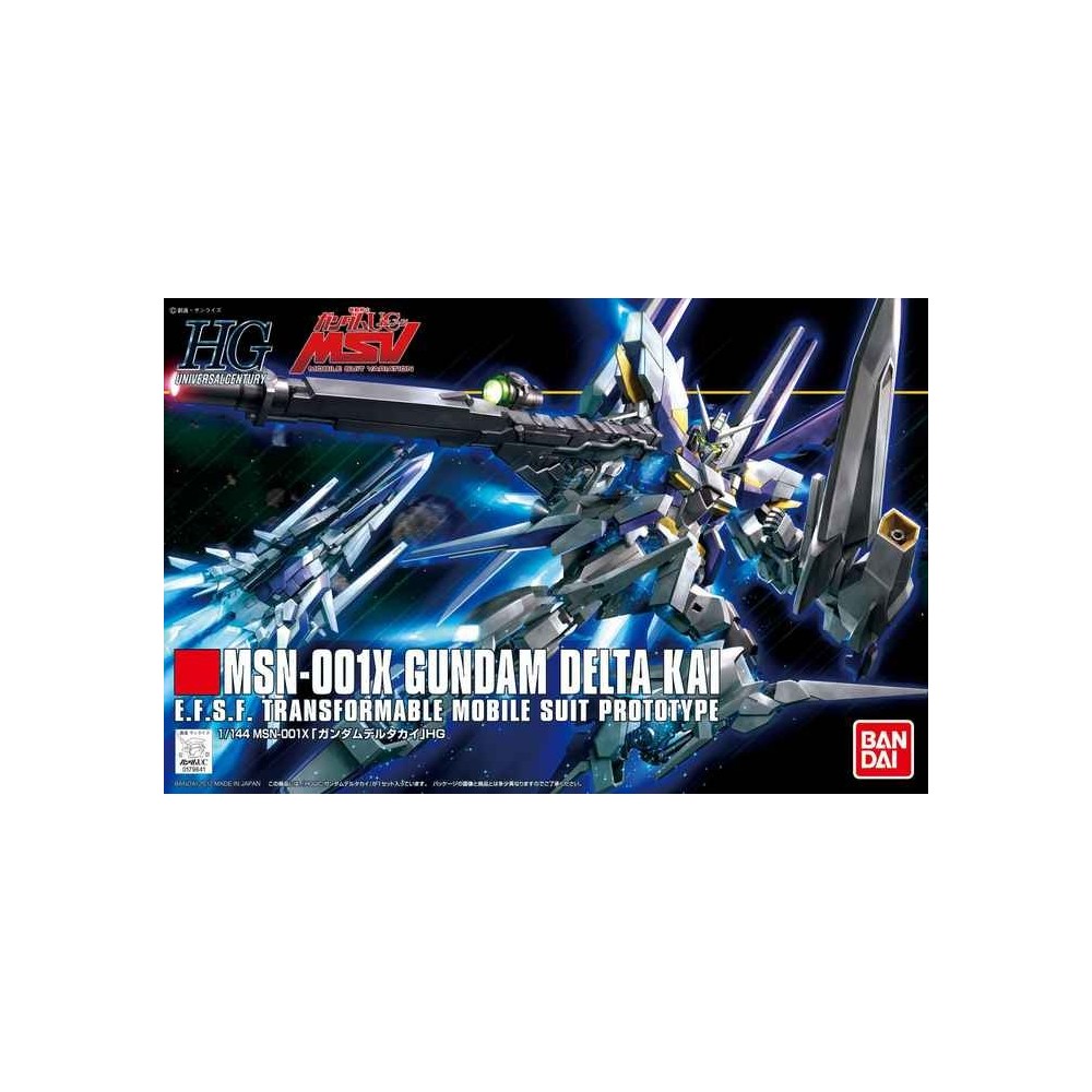 BANDAI HIGH GRADE HGUC GUNDAM DELTA KAI 1/144 MODEL KIT ACTION FIGURE