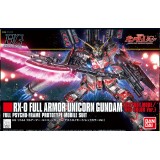 BANDAI HIGH GRADE HGUC GUNDAM UNICORN FULL ARMOR DESTROY RED 1/144 MODEL KIT ACTION FIGURE