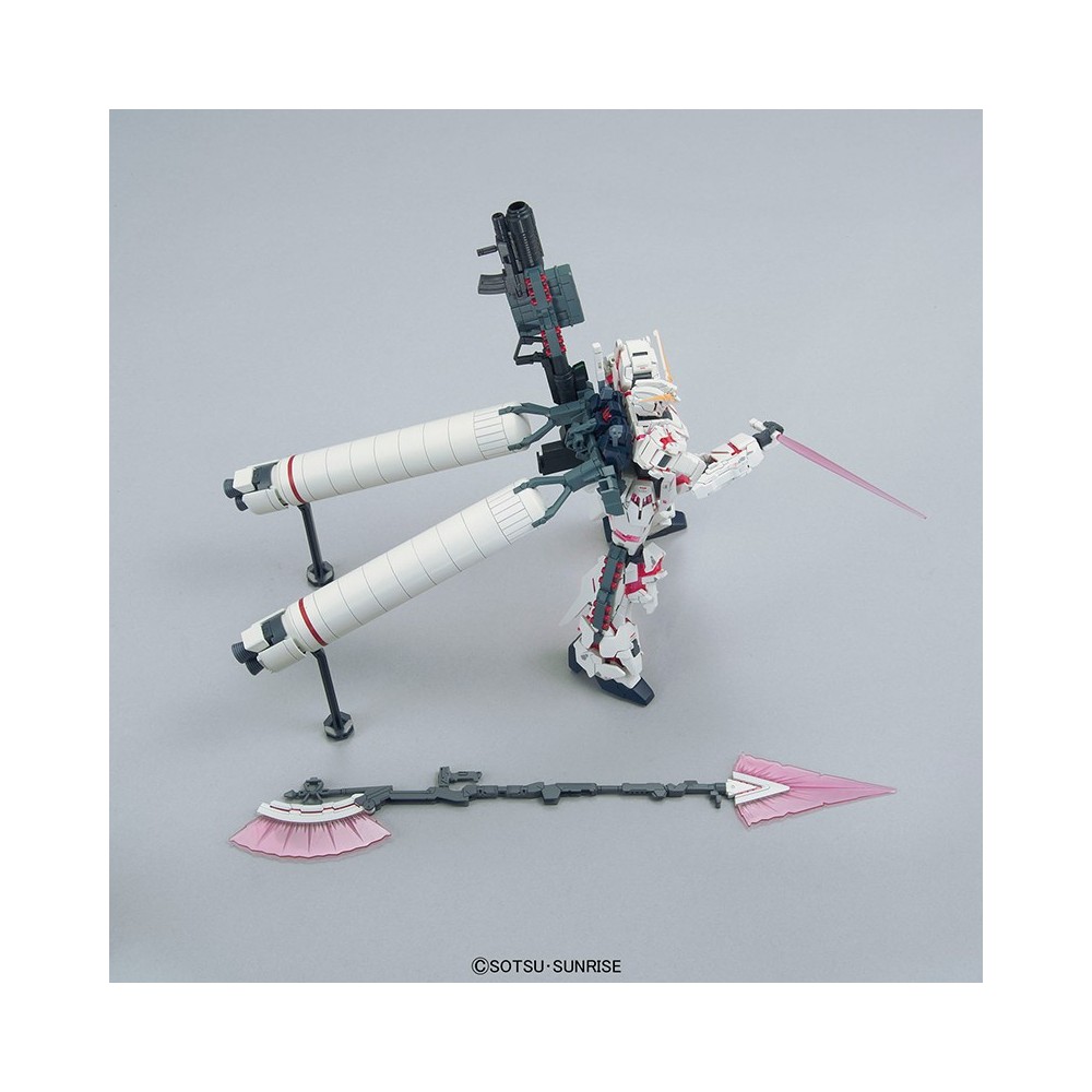 BANDAI HIGH GRADE HGUC GUNDAM UNICORN FULL ARMOR DESTROY RED 1/144 MODEL KIT ACTION FIGURE