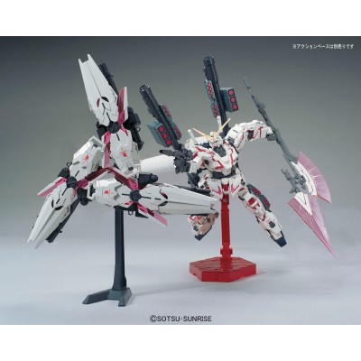 BANDAI HIGH GRADE HGUC GUNDAM UNICORN FULL ARMOR DESTROY RED 1/144 MODEL KIT ACTION FIGURE