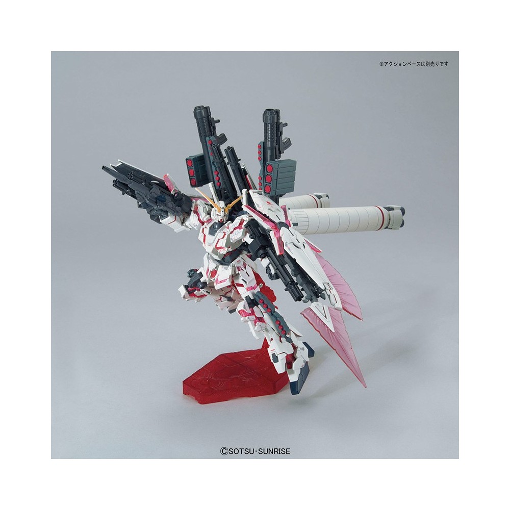 BANDAI HIGH GRADE HGUC GUNDAM UNICORN FULL ARMOR DESTROY RED 1/144 MODEL KIT ACTION FIGURE