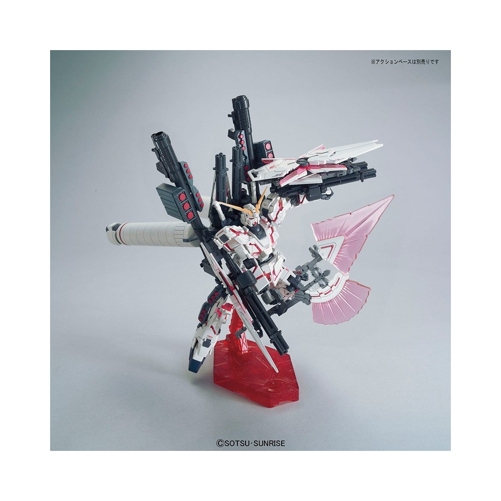 BANDAI HIGH GRADE HGUC GUNDAM UNICORN FULL ARMOR DESTROY RED 1/144 MODEL KIT ACTION FIGURE