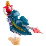 MATTEL MASTERS OF THE UNIVERSE ORIGINS PRINCE ADAM SKY SLED ACTION FIGURE