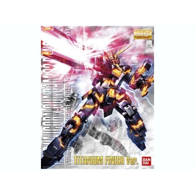 MASTER GRADE MG GUNDAM RX-0 BANSHEE TITANIUM FINISH 1/100 MODEL KIT BANDAI