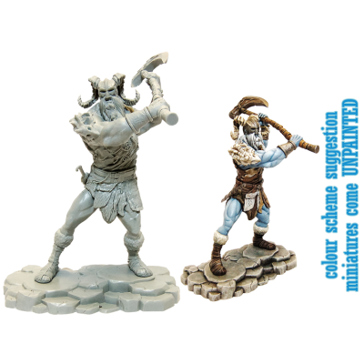 GALE FORCE NINE DUNGEONS AND DRAGONS ICEWIND DALE FROST GIANT RAVAGER MINI FIGURE