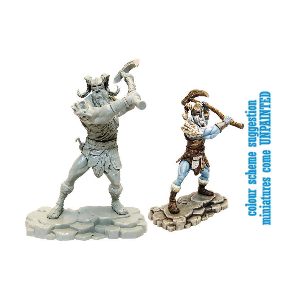 DUNGEONS AND DRAGONS ICEWIND DALE FROST GIANT RAVAGER MINI FIGURE GALE FORCE NINE