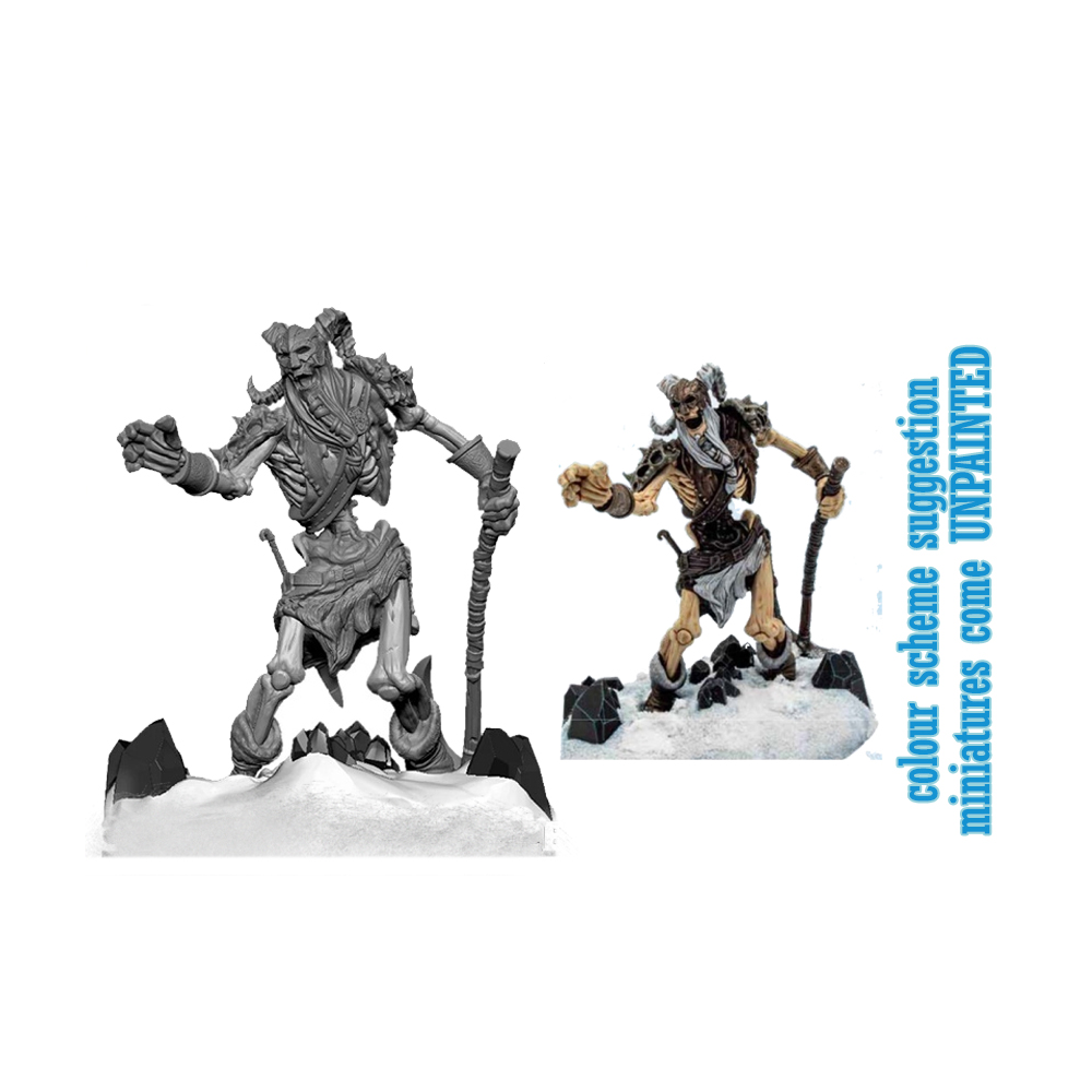 GALE FORCE NINE DUNGEONS AND DRAGONS ICEWIND DALE FROST GIANT SKELETON MINI FIGURE