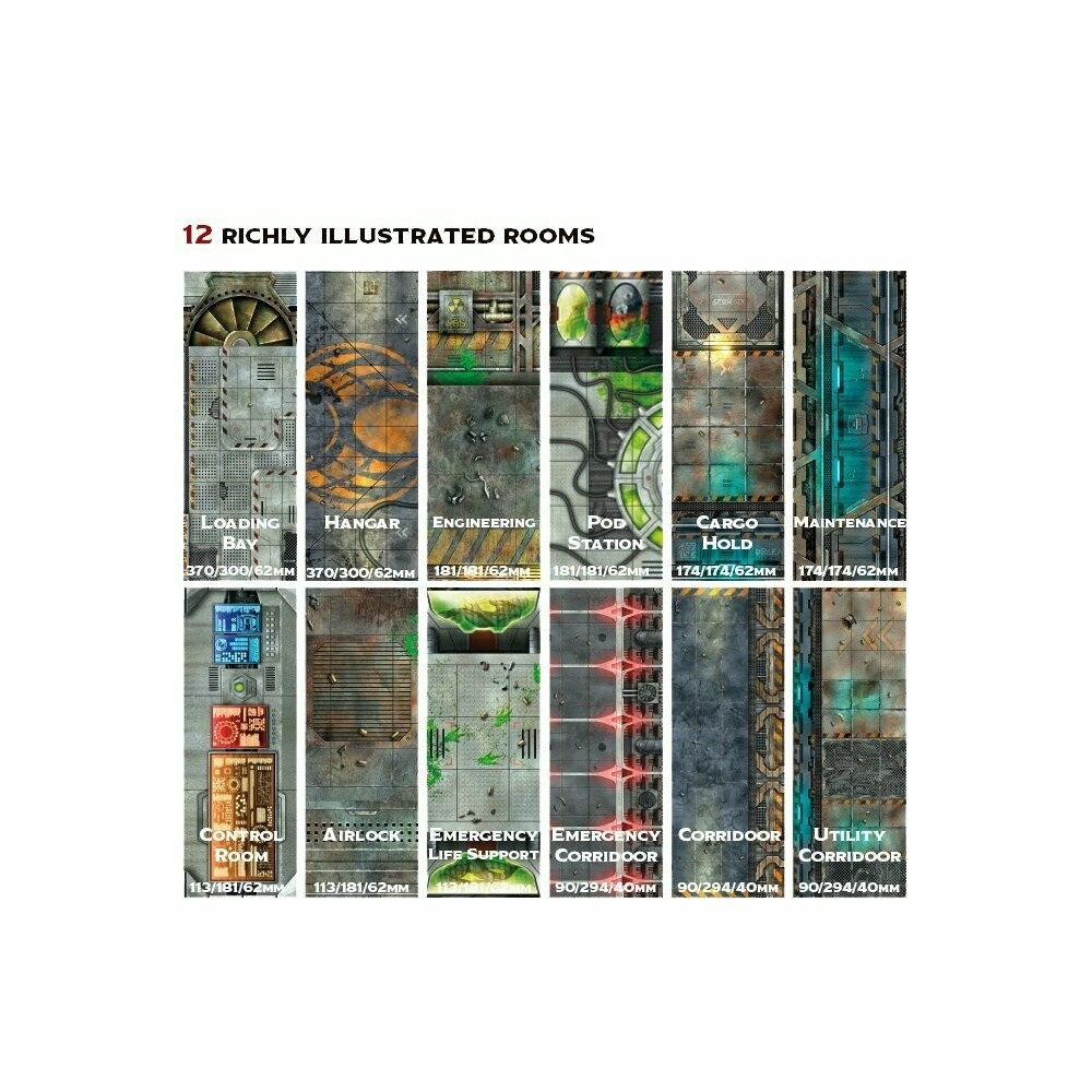TENFOLD DUNGEON THE FACILITY PER MINIATURE GAMES GALE FORCE NINE