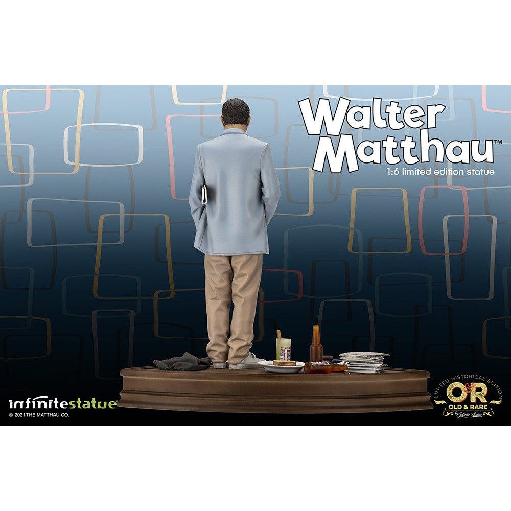 INFINITE STATUE WALTER MATTHAU OLD AND RARE 1/6 RESIN STATUE FIGURE