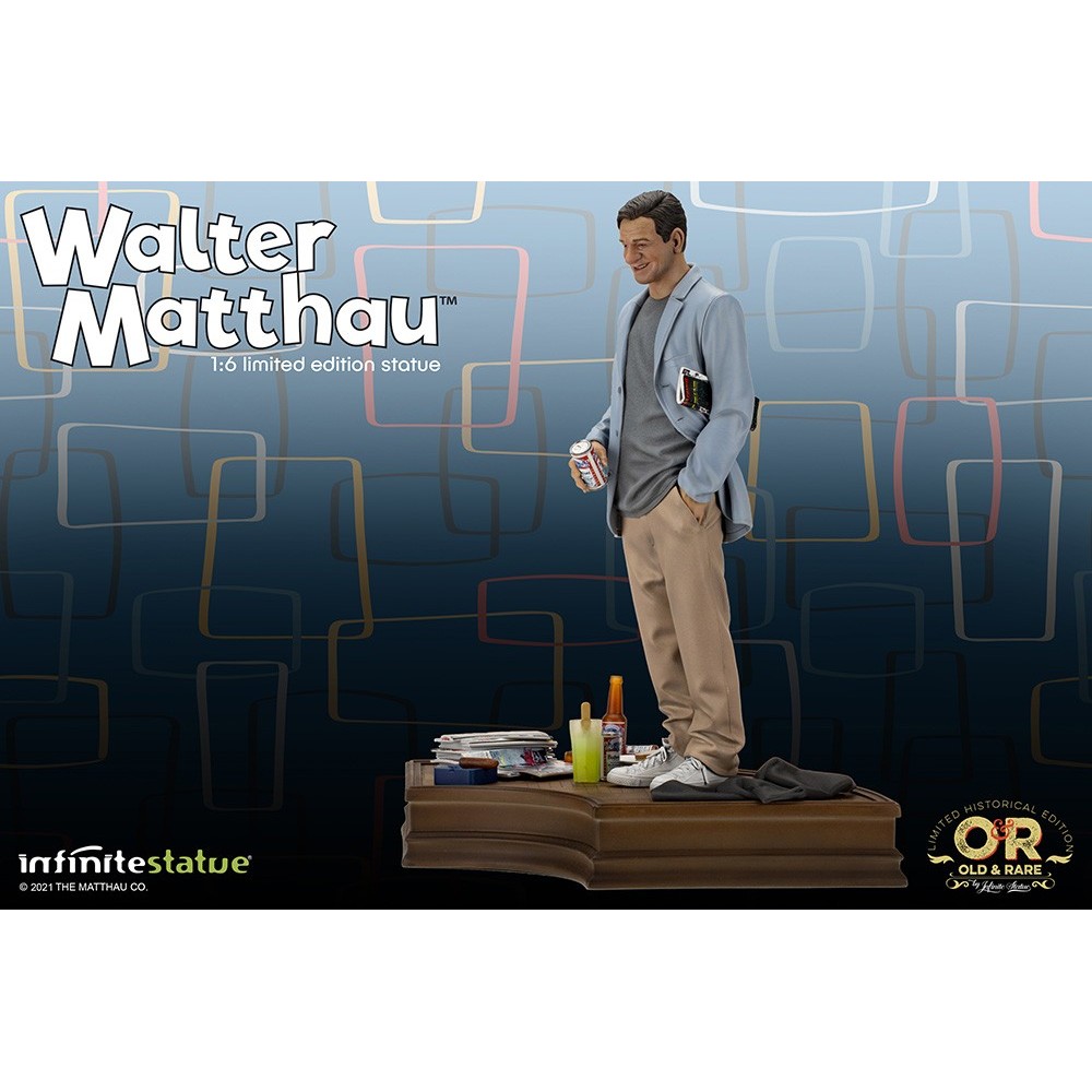 INFINITE STATUE WALTER MATTHAU OLD AND RARE 1/6 RESIN STATUE FIGURE