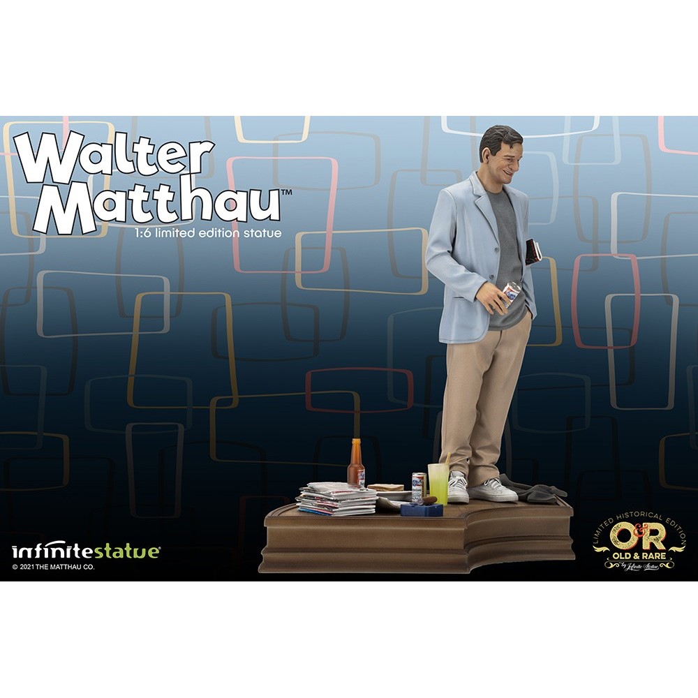INFINITE STATUE WALTER MATTHAU OLD AND RARE 1/6 RESIN STATUE FIGURE