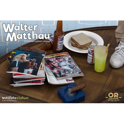 WALTER MATTHAU OLD AND RARE 1/6 RESIN STATUA FIGURE INFINITE STATUE