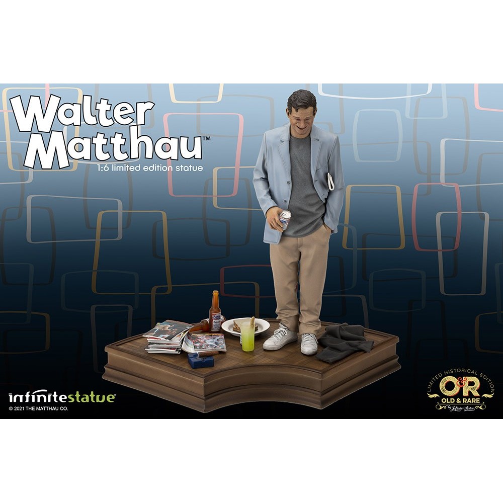 INFINITE STATUE WALTER MATTHAU OLD AND RARE 1/6 RESIN STATUE FIGURE
