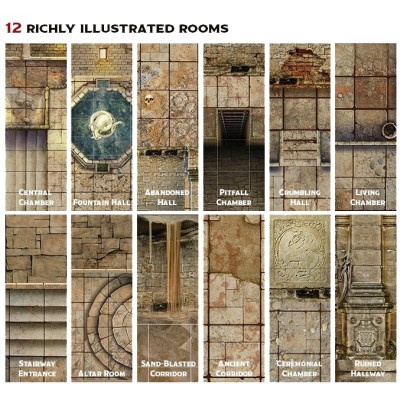 GALE FORCE NINE TENFOLD DUNGEON THE TEMPLE FOR MINIATURE GAMES