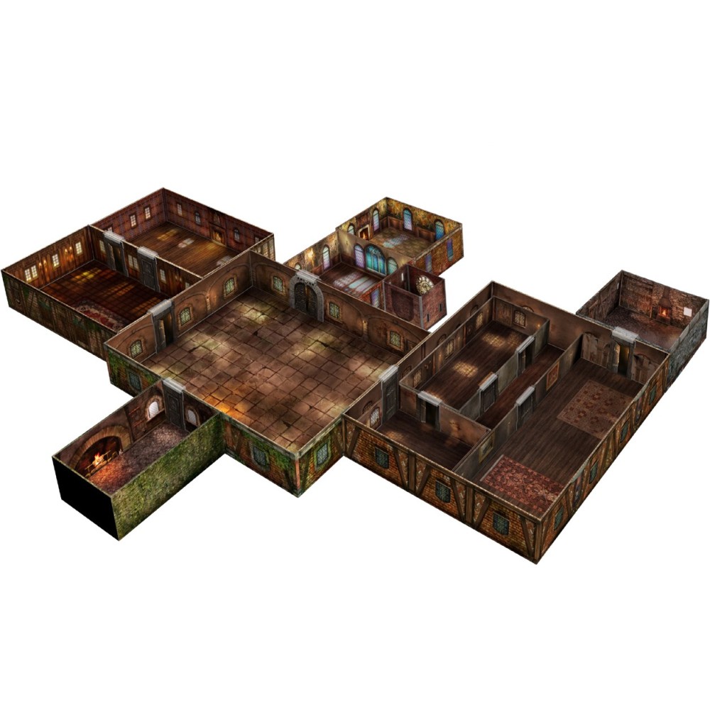TENFOLD DUNGEON THE TOWN PER MINIATURE GAMES GALE FORCE NINE