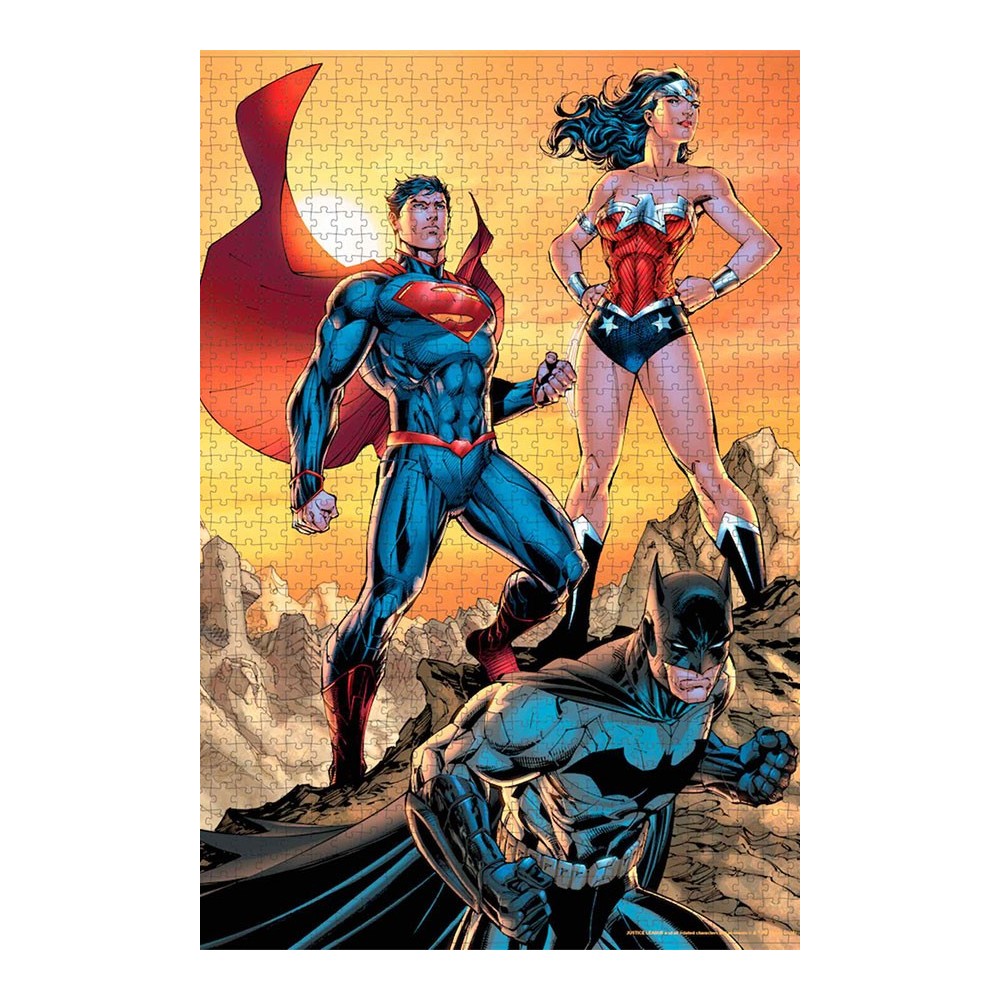 SD TOYS DC COMICS JUSTICE LEAGUE TRINITY 1000 PIECES PEZZI JIGSAW PUZZLE 48x60cm