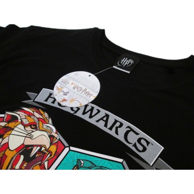 MAGLIA T SHIRT HARRY POTTER ANIMALI CASATE HOGWARTS
