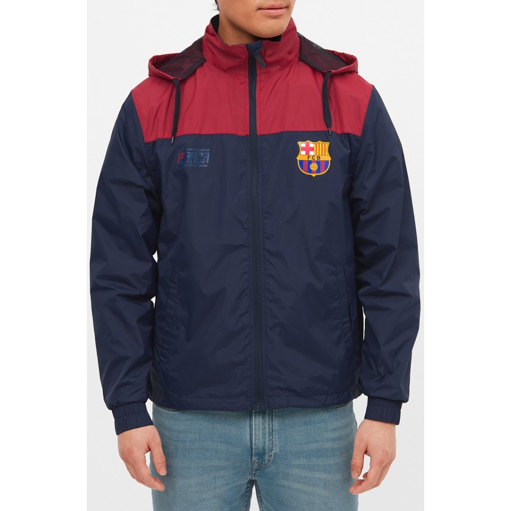 GIACCHETTO WATERPROOF JACKET UFFICIALE FC BARCELONA BARCELLONA