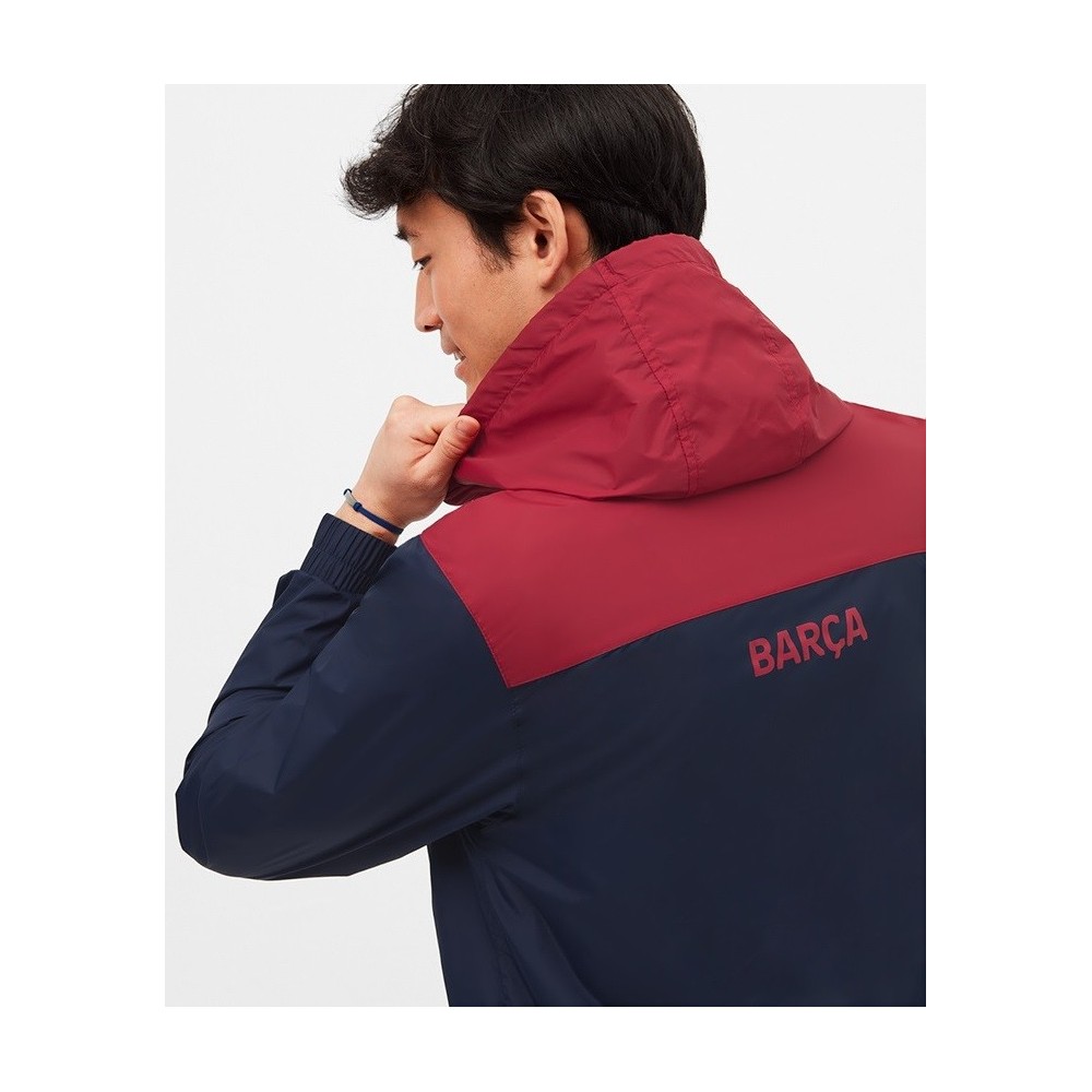 GIACCHETTO WATERPROOF JACKET UFFICIALE FC BARCELONA BARCELLONA