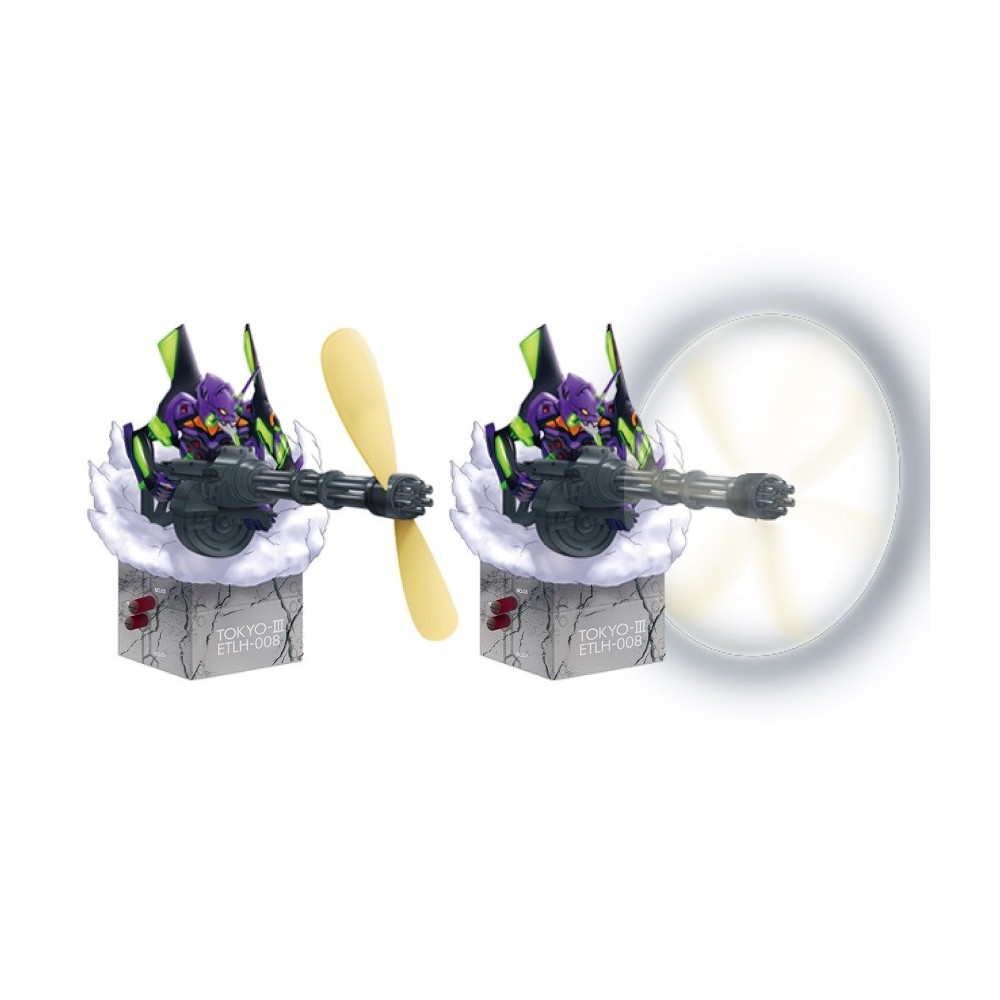 UNION CREATIVE NEON GENESIS EVANGELION EVA-01 MINI FAN FIGURE