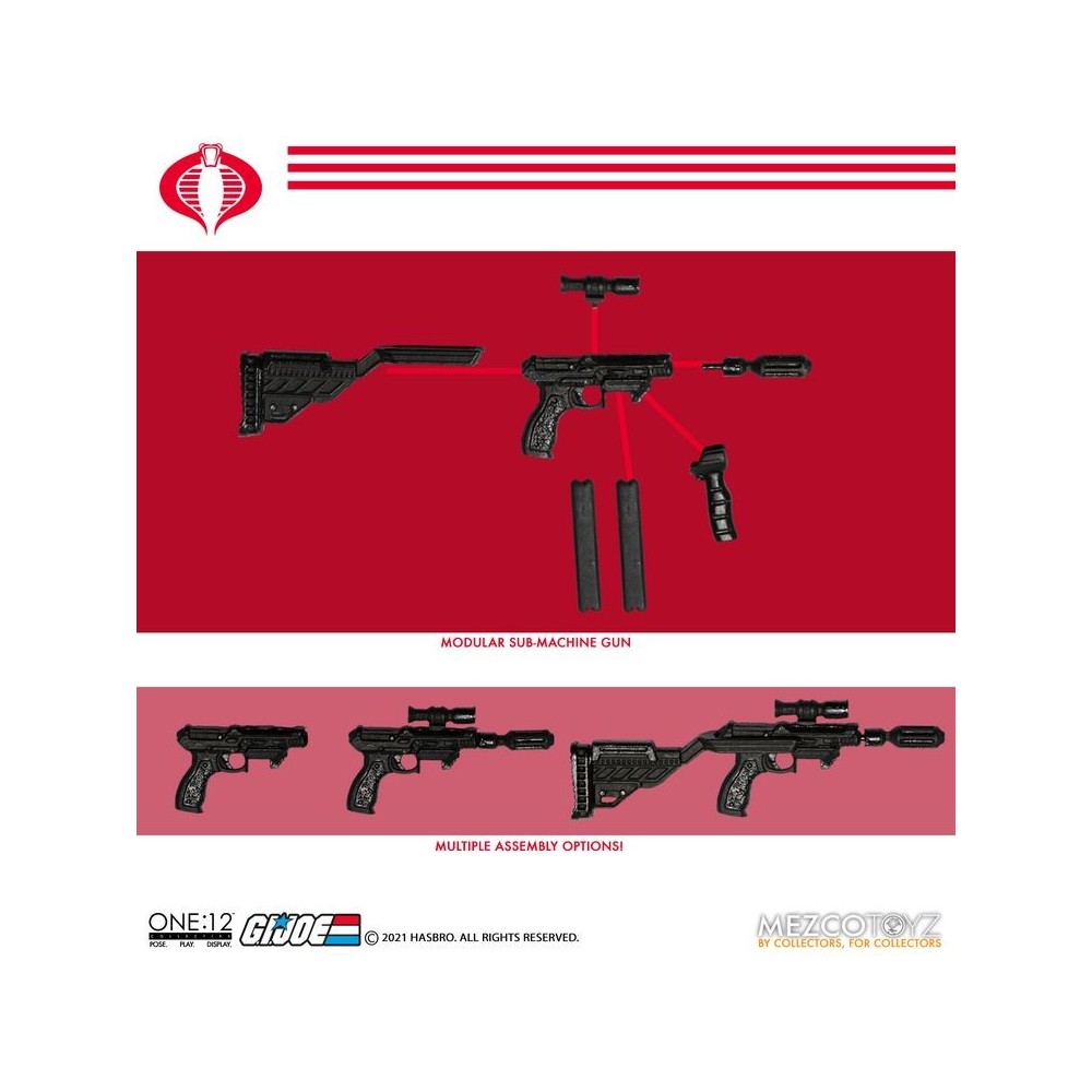 G.I. JOE DESTRO ONE:12 ACTION FIGURE MEZCO TOYS