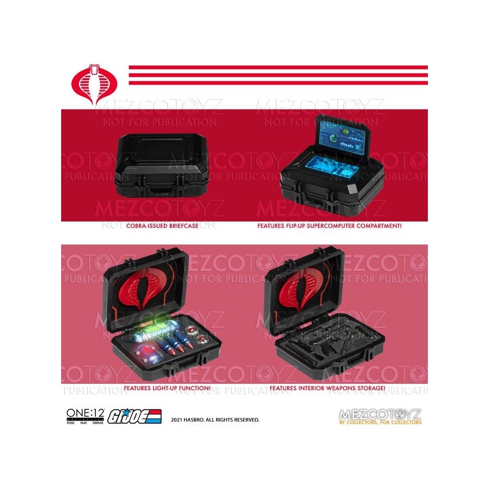 G.I. JOE DESTRO ONE:12 ACTION FIGURE MEZCO TOYS