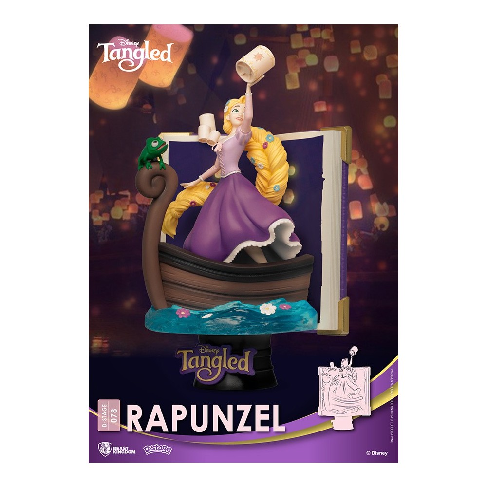 D-STAGE TANGLED RAPUNZEL BOOK 078 STATUA FIGURE DIORAMA BEAST KINGDOM