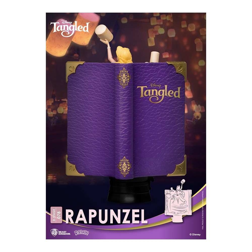 D-STAGE TANGLED RAPUNZEL BOOK 078 STATUA FIGURE DIORAMA BEAST KINGDOM