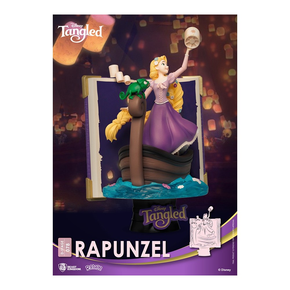 D-STAGE TANGLED RAPUNZEL BOOK 078 STATUA FIGURE DIORAMA BEAST KINGDOM