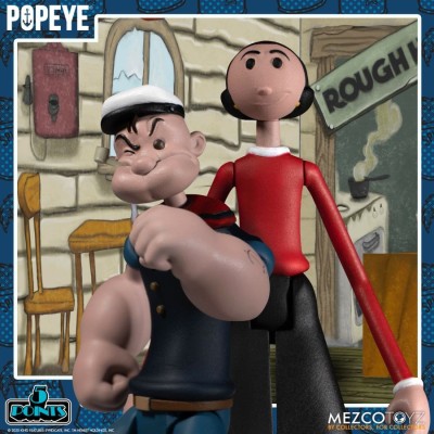 POPEYE 5 POINTS DELUXE BOX SET ACTION FIGURE MEZCO TOYS
