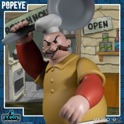 POPEYE 5 POINTS DELUXE BOX SET ACTION FIGURE MEZCO TOYS