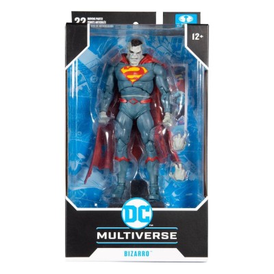 MC FARLANE DC MULTIVERSE SUPERMAN BIZARRO ACTION FIGURE