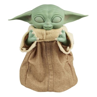 HASBRO STAR WARS THE MANDALORIAN THE CHILD BABY YODA GALACTIC SNACKIN' GROGU ANIMATRONIC ACTION FIGURE