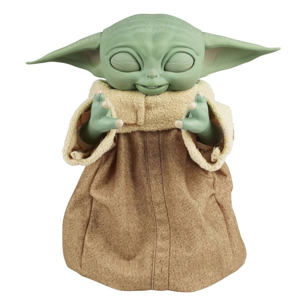 HASBRO STAR WARS THE MANDALORIAN THE CHILD BABY YODA GALACTIC SNACKIN' GROGU ANIMATRONIC ACTION FIGURE