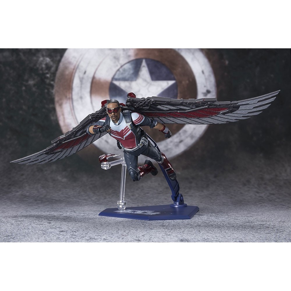 BANDAI THE FALCON AND THE WINTER SOLDIER FALCON S.H. FIGUARTS ACTION FIGURE
