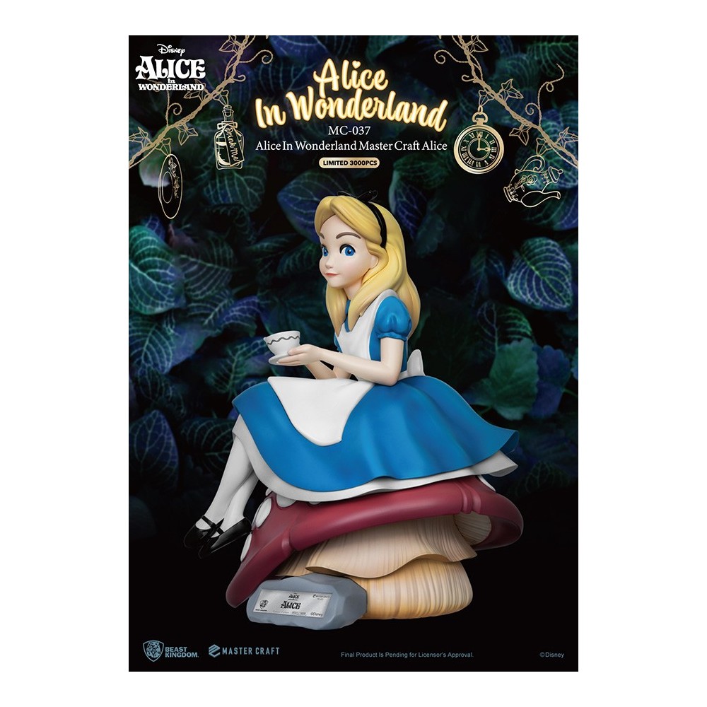 BEAST KINGDOM ALICE IN WONDERLAND STATUE 36CM MASTERCRAFT FIGURE