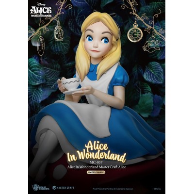 BEAST KINGDOM ALICE IN WONDERLAND STATUE 36CM MASTERCRAFT FIGURE