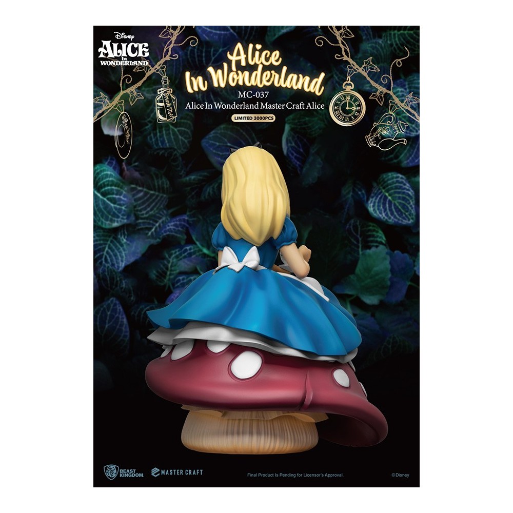 ALICE IN WONDERLAND STATUA 36CM MASTERCRAFT FIGURE BEAST KINGDOM