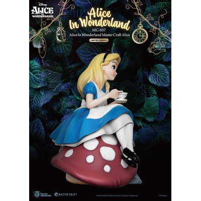 ALICE IN WONDERLAND STATUA 36CM MASTERCRAFT FIGURE BEAST KINGDOM