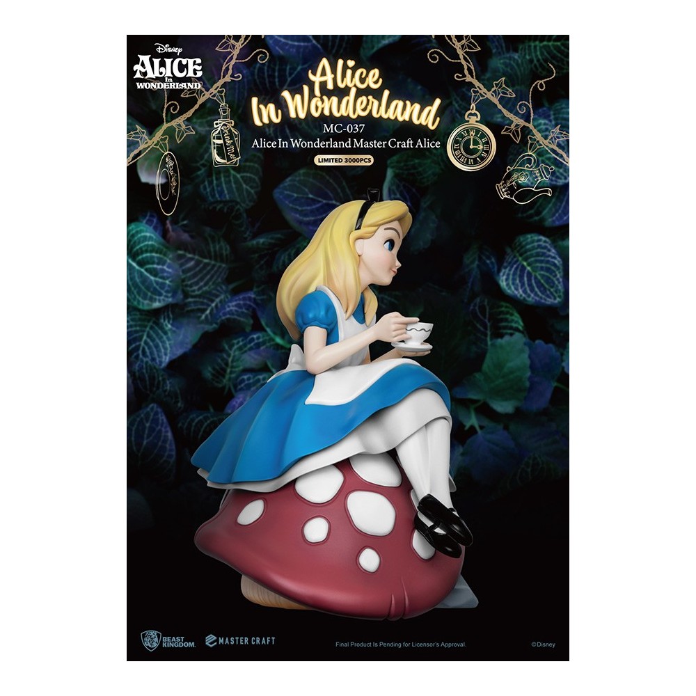 ALICE IN WONDERLAND STATUA 36CM MASTERCRAFT FIGURE BEAST KINGDOM