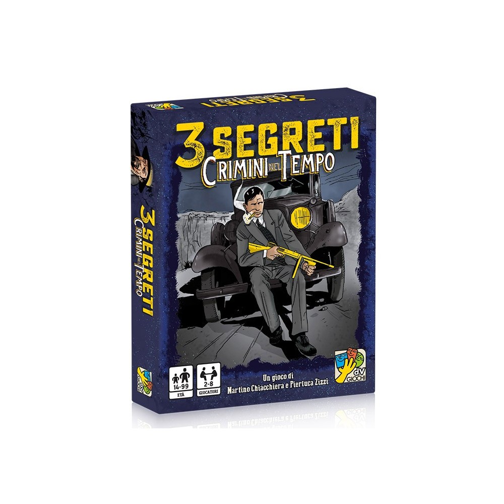 DV GIOCHI 3 SEGRETI CRIMINI NEL TEMPO - GIOCO DA TAVOLO ITALIANO