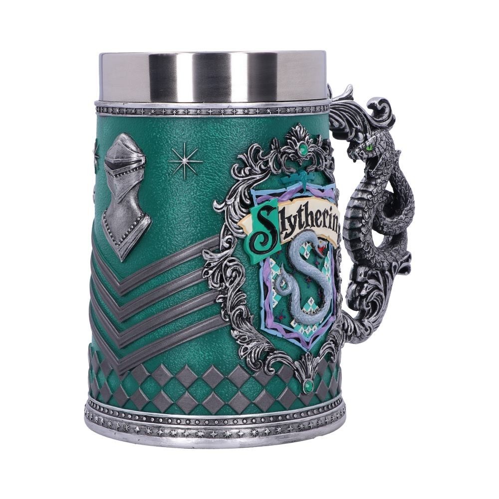 HARRY POTTER SERPEVERDE LOGO TANKARD RESINA BOCCALE NEMESIS NOW