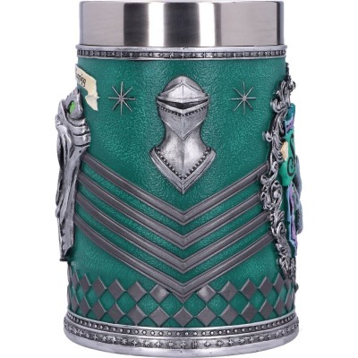 NEMESIS NOW HARRY POTTER SLYTHERIN LOGO TANKARD RESIN BOCCALE