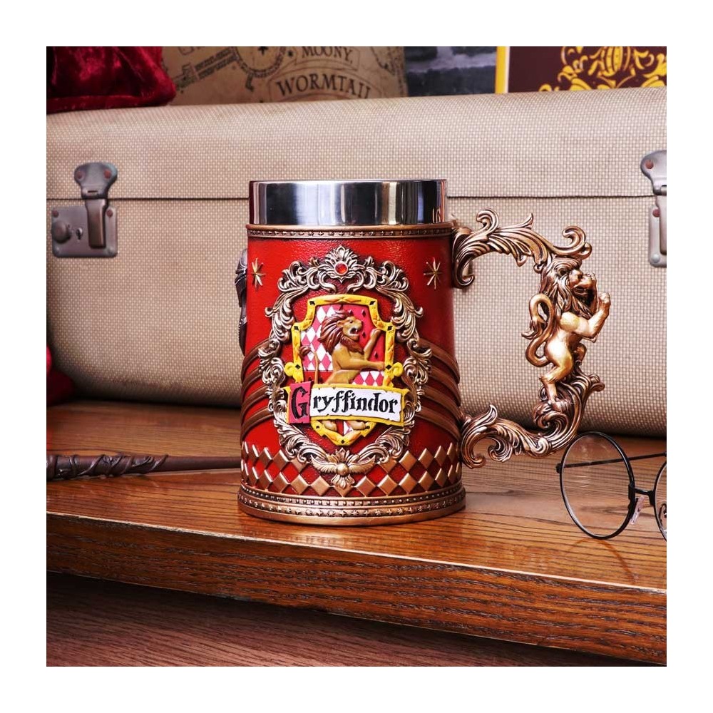 NEMESIS NOW HARRY POTTER GRYFFINDOR LOGO TANKARD RESIN BOCCALE