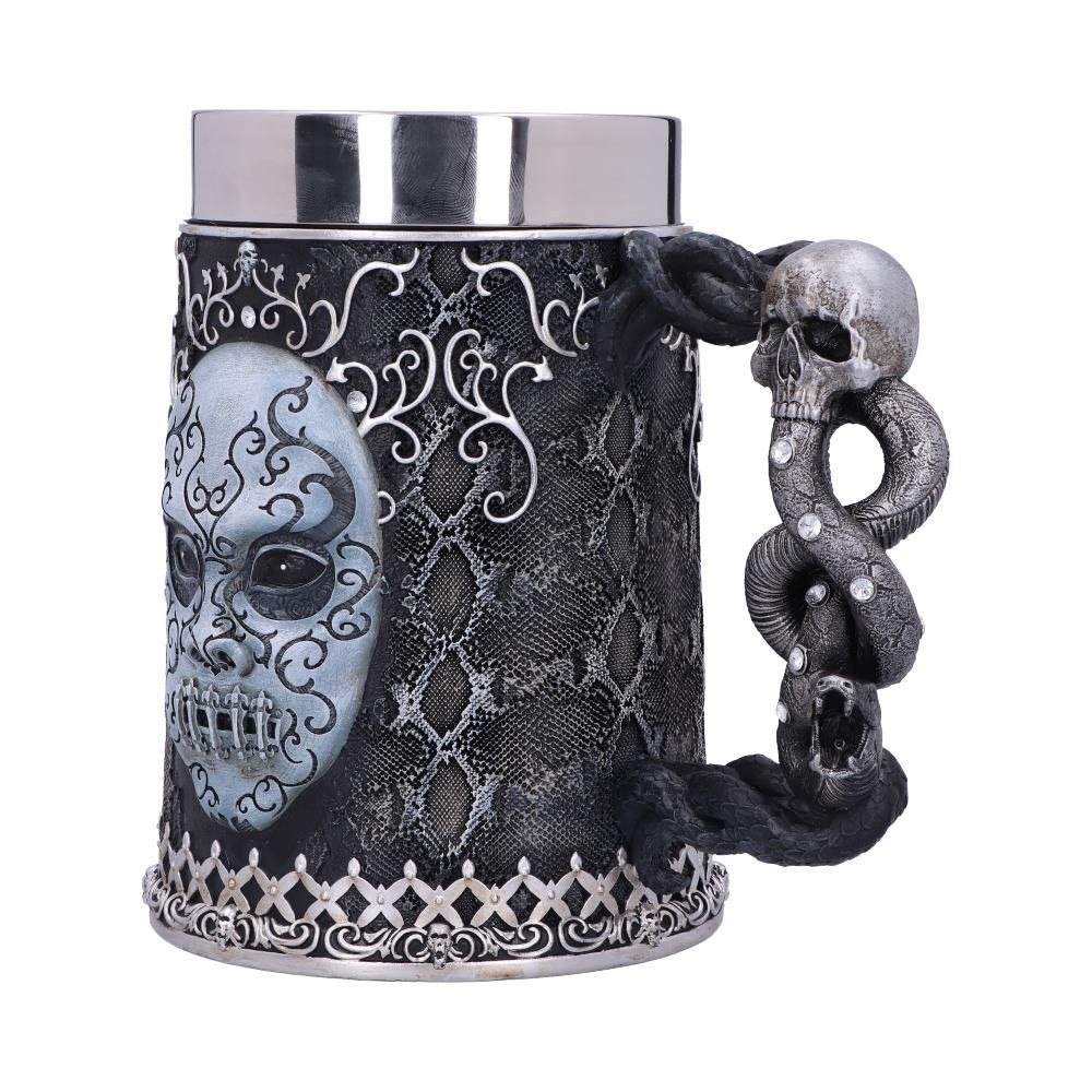 NEMESIS NOW HARRY POTTER DEATH EATERS LOGO TANKARD RESIN BOCCALE